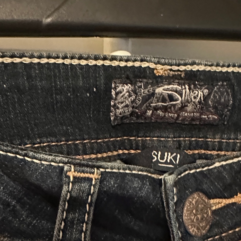 Silver Jeans Suki Deep Indigo Denim